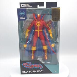 McFarlane DC Direct Digital Red Tornado 7in Action Figure